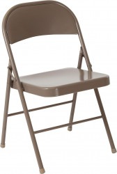 Metal beige all purpose chair